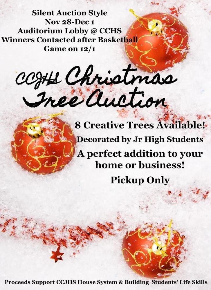 CCJHS Christmas Tree Auction