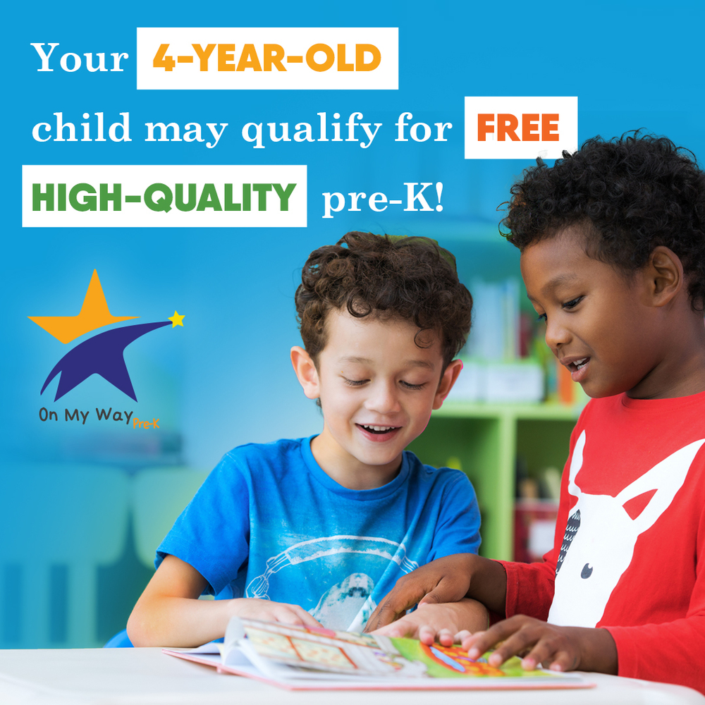 Your 4-year-old may qualify for free pre-k