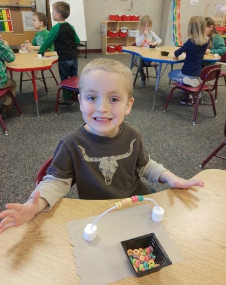 Small boy smiling