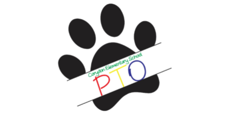 panther paw with the words Corydon Elementary School PTO across it