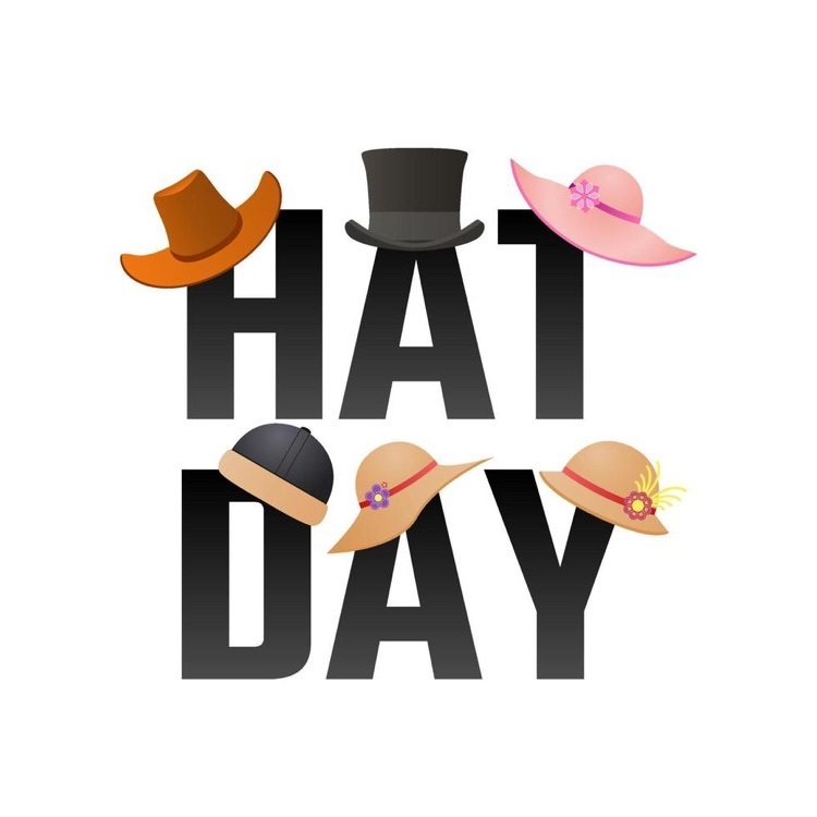 Hat Day clip art 