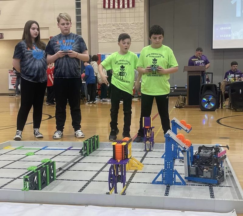 New Middletown competing at robotics competition
